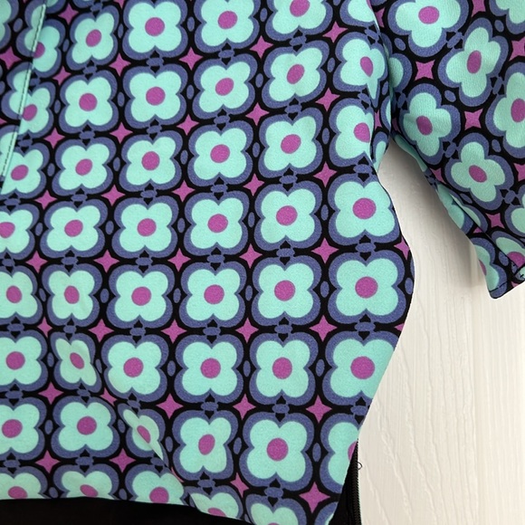 Cropped floral pattern collared shirt - Picture 3 of 4